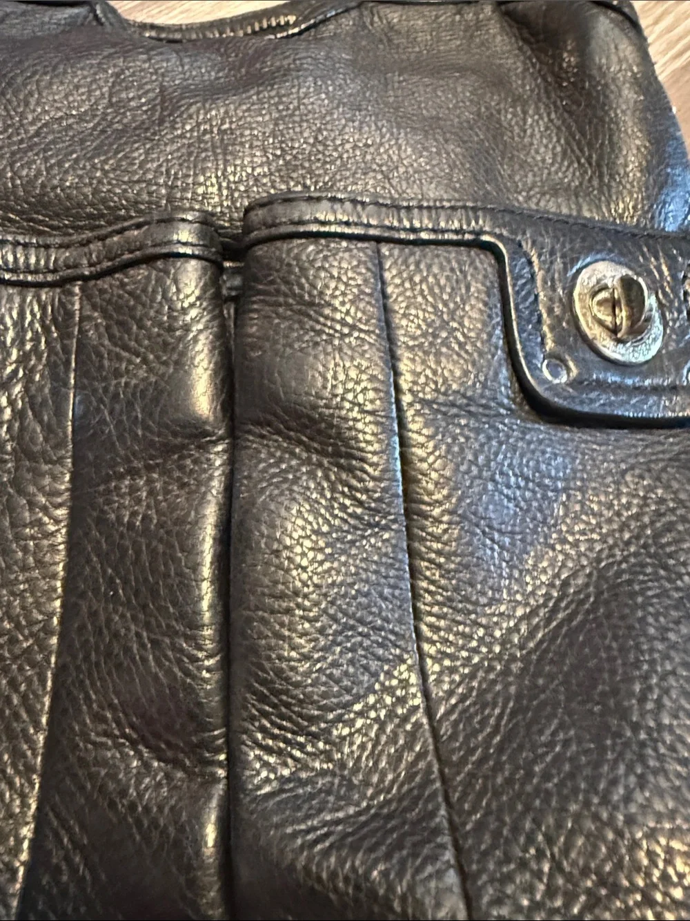Marc By Marc Jacobs Classic Black Leather Shoulder Bag